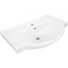 Тумба с раковиной белый глянец 79,5 см Bellezza Анкона 4639613190011 + 4690311008985