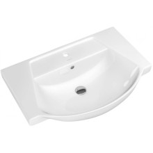 Тумба с раковиной белый глянец 65,5 см Bellezza Глория 4639510000017 + 4640021060940