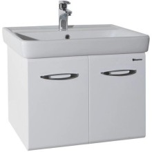 Тумба с раковиной белый глянец 60 см Bellezza Джела 4639809540019 + 4620000148562