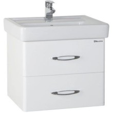 Тумба с раковиной белый глянец 60 см Bellezza Джела 4639809670013 + 4620000148562