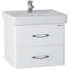 Тумба с раковиной белый глянец 60 см Bellezza Джела 4639809670013 + 4620000148562