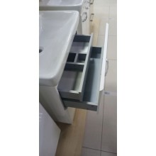 Тумба с раковиной белый глянец 60 см Bellezza Джела 4639809110014 + 4620000148562