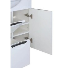 Тумба с раковиной белый глянец 86,5 см Bellezza Глория 4638514000016 + 4620008197357