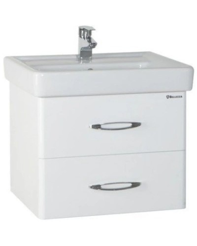 Тумба с раковиной белый глянец 70 см Bellezza Джела 4639811670018 + 4620000148555