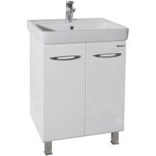 Тумба с раковиной белый глянец 70 см Bellezza Джела 4639811660019 + 4620000148555