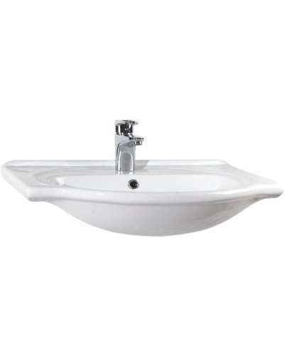 Тумба с раковиной белый глянец 65,5 см Bellezza Кантри 4639910090014 + 4607104872197