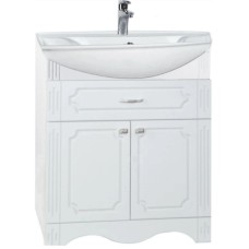 Тумба с раковиной белый глянец 76 см Bellezza Кантри 4639912000011 + 4620008197470