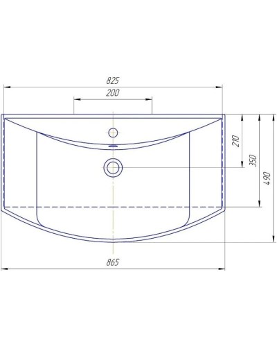 Тумба с раковиной белый глянец 86,5 см Bellezza Кантри 4639914000019 + 4620008197357