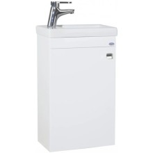 Тумба с раковиной белый глянец 40 см Bellezza Комо 4639005180019 + 4690311045386