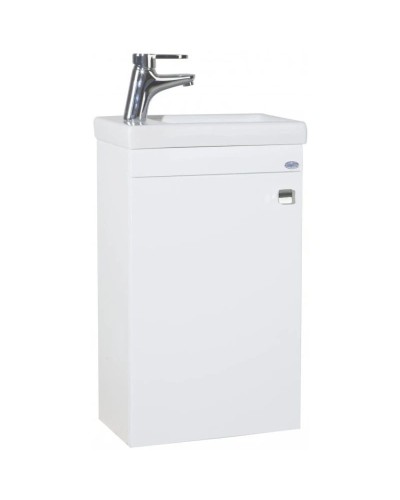 Тумба с раковиной белый глянец 40 см Bellezza Комо 4639005180019 + 4690311045386