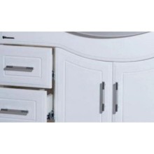 Тумба с раковиной белый глянец 83 см Bellezza Коралл 4632014142016 + 4620000142379