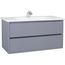 Тумба с раковиной серебро 100,4 см Bellezza Лоренцо 4639117270363 + 4660018641235