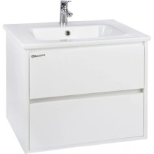 Тумба с раковиной белый глянец 61 см Bellezza Лоренцо 4639109270012 + 4660018640344