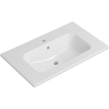 Тумба с раковиной белый глянец 77,6 см Bellezza Лоренцо 4639113270015 + 4660018640177