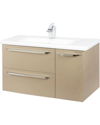 Тумба с раковиной капучино 100,4 см Bellezza Луиджи 4639217270454 + 4660018641235