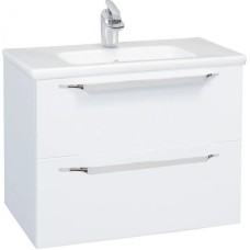 Тумба с раковиной белый глянец 61 см Bellezza Луиджи 4639209270011 + 4660018640344