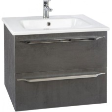 Тумба с раковиной серый 61 см Bellezza Луиджи 4639209270424 + 4660018640344