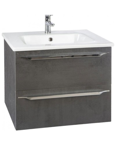 Тумба с раковиной серый 61 см Bellezza Луиджи 4639209270424 + 4660018640344