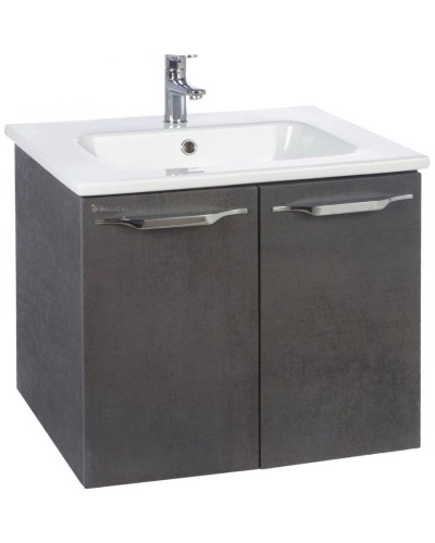 Тумба с раковиной серый 61 см Bellezza Луиджи 4639209180426 + 4660018640344