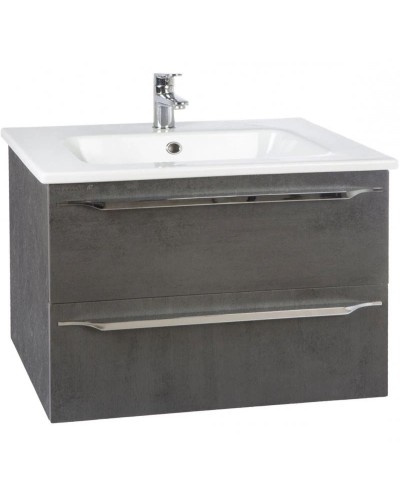 Тумба с раковиной серый 77,6 см Bellezza Луиджи 4639213270427 + 4660018640177