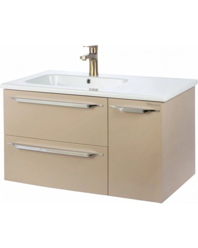 Тумба с раковиной капучино 90 см Bellezza Луиджи 4639215272450 + 4660018641914