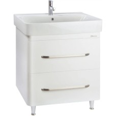 Тумба с раковиной белый глянец 60,5 см Bellezza Олимпия 4639309110019 + 4640021061152
