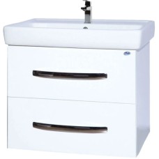 Тумба с раковиной белый глянец 60 см Bellezza Рокко 4635309670010 + 4620000148562