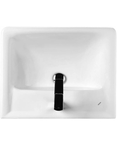 Тумба с раковиной белый глянец 60 см Bellezza Рокко 4635309660011 + 4620000148562