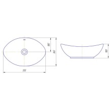 Тумба с раковиной красный глянец/черный глянец 91 см Bellezza Рио 4633615141217 + 4620008193823