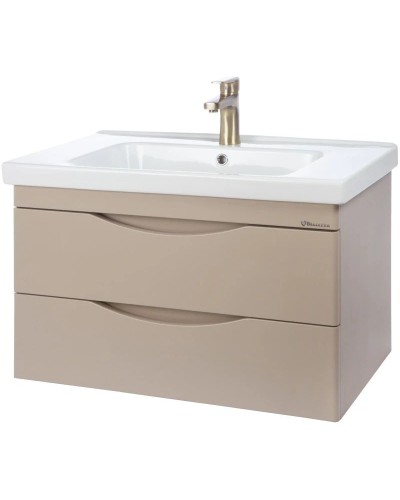 Тумба с раковиной капучино 100,5 см Bellezza Санриса 4630117270452 + 4660018641259