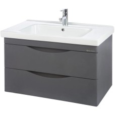 Тумба с раковиной серебро 100,5 см Bellezza Санриса 4630117270360 + 4660018641259