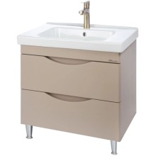 Тумба с раковиной капучино 100,5 см Bellezza Санриса 4630117110451  + 4660018641259