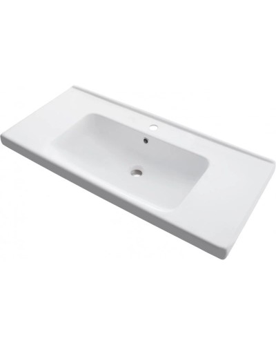 Тумба с раковиной орех 100,5 см Bellezza Санриса 4630117110437 + 4660018641259