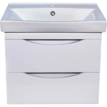 Тумба с раковиной белый глянец 60,5 см Bellezza Санриса 4630109180011 + 4690311076861