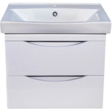 Тумба с раковиной белый глянец 60,5 см Bellezza Санриса 4630109180011 + 4690311076861
