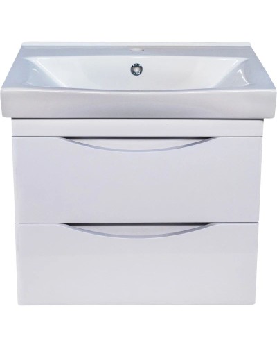 Тумба с раковиной белый глянец 60,5 см Bellezza Санриса 4630109180011 + 4690311076861