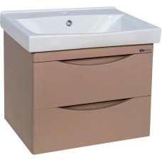 Тумба с раковиной капучино 60,5 см Bellezza Санриса 4630109180455 + 4690311076861