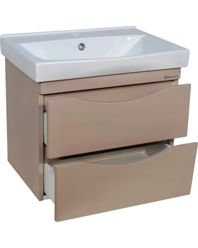 Тумба с раковиной капучино 60,5 см Bellezza Санриса 4630109180455 + 4690311076861