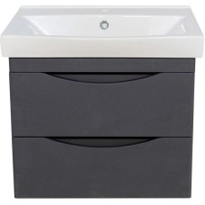 Тумба с раковиной серебро 60,5 см Bellezza Санриса 4630109180363 + 4690311076861