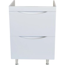 Тумба с раковиной белый глянец 60,5 см Bellezza Санриса 4630109660018 + 4690311076861