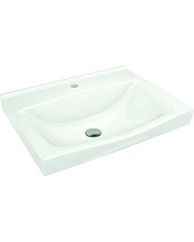 Тумба с раковиной белый глянец 60,5 см Bellezza Санриса 4630109660018 + 4690311076861