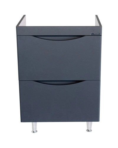 Тумба с раковиной серебро 60,5 см Bellezza Санриса 4630109660360 + 4690311076861