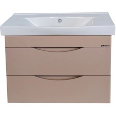 Тумба с раковиной капучино 80,5 см Bellezza Санриса 4630113180458 + 4690311076878