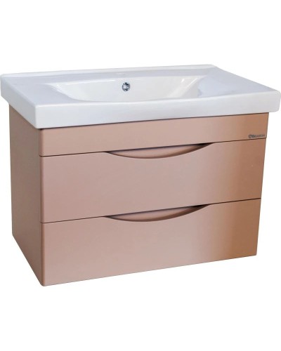 Тумба с раковиной капучино 80,5 см Bellezza Санриса 4630113180458 + 4690311076878