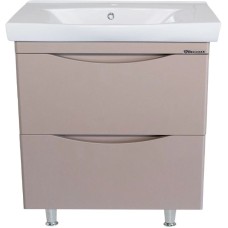 Тумба с раковиной капучино 80,5 см Bellezza Санриса 4630113660455 + 4690311076878