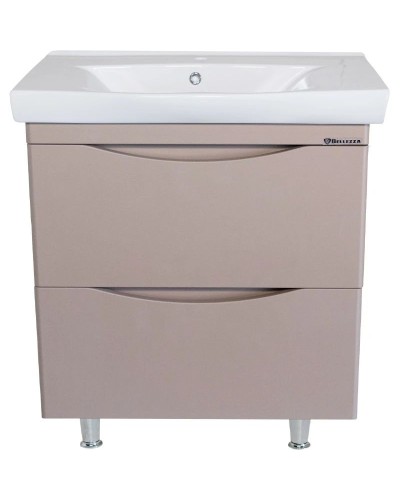 Тумба с раковиной капучино 80,5 см Bellezza Санриса 4630113660455 + 4690311076878