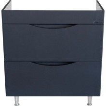 Тумба с раковиной серебро 80,5 см Bellezza Санриса 4630113660363 + 4690311076878