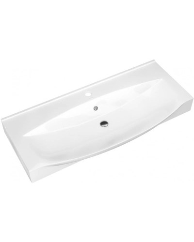 Тумба с раковиной белый глянец 103 см Bellezza Сесилия 4639718110013 + 4640021061800