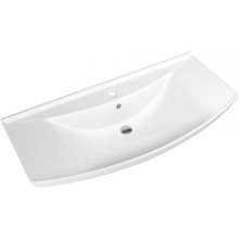 Тумба с раковиной белый глянец золотая патина 106,5 см Bellezza Тиффани 4630518110388 + 4620008197340