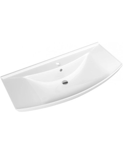 Тумба с раковиной белый глянец золотая патина 106,5 см Bellezza Тиффани 4630518110388 + 4620008197340